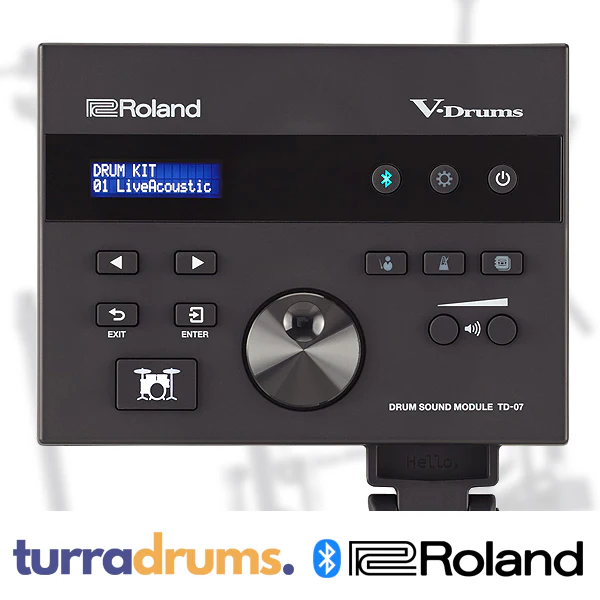 Roland TD-07KV Electronic Drum Kit with Mesh Heads (TD07KV) - Image 8