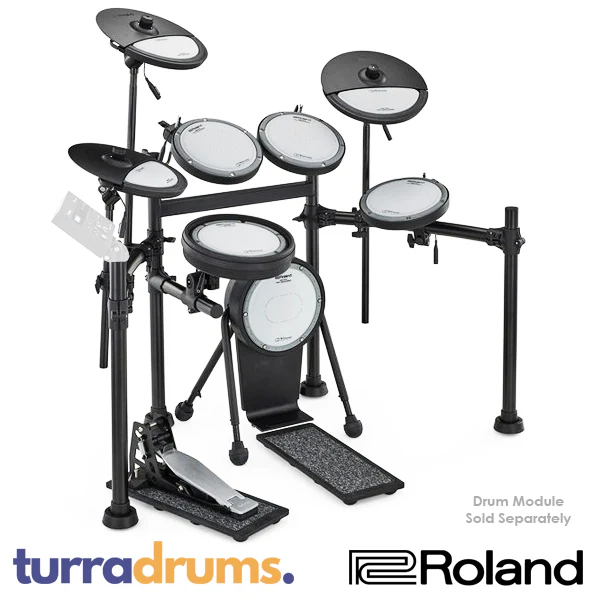 Roland VQD106PADS V-Drums Quiet Design Drum Kit - No Module Included - Image 3
