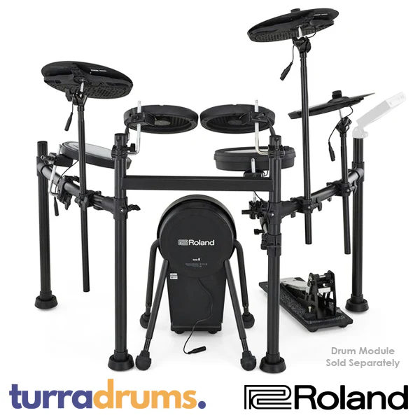 Roland VQD106PADS V-Drums Quiet Design Drum Kit - No Module Included - Image 4