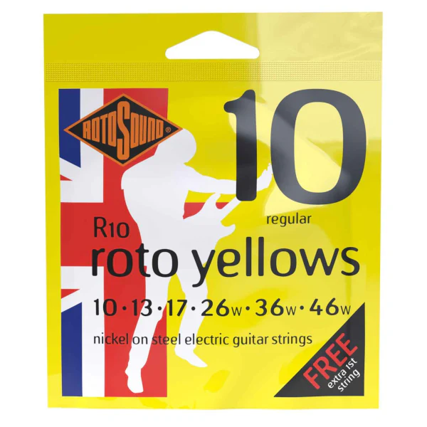 RotoSound Roto Yellows 10-46 Electric Guitar Strings