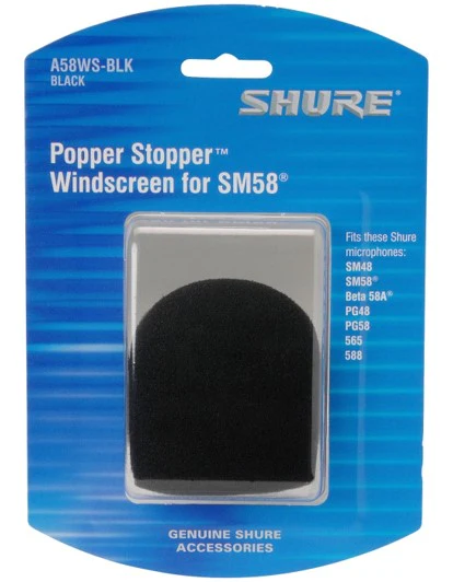 Shure A58WS Mic Windsock Black - Image 3