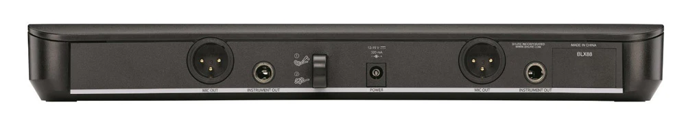 Shure BLX288/PG58 Dual Handheld Wireless PG58 Microphone System - Image 3