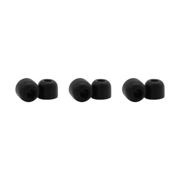 Shure EACYF1-6M Comply™ (100 Series) Black Foam Sleeves (6-Pack, Medium) - Image 2