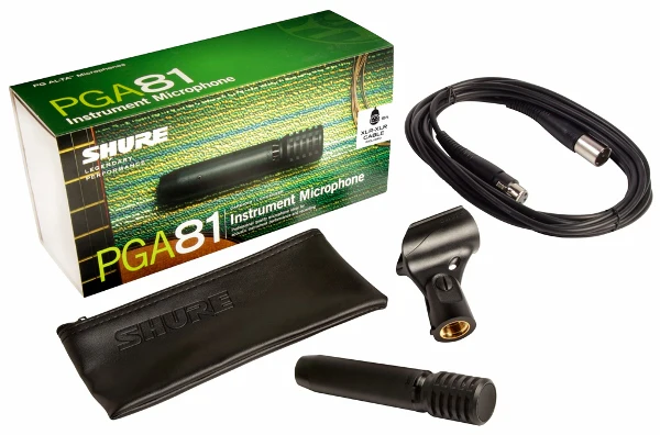 Shure PGA81 Cardioid Condenser Microphone with XLR Cable - Image 2