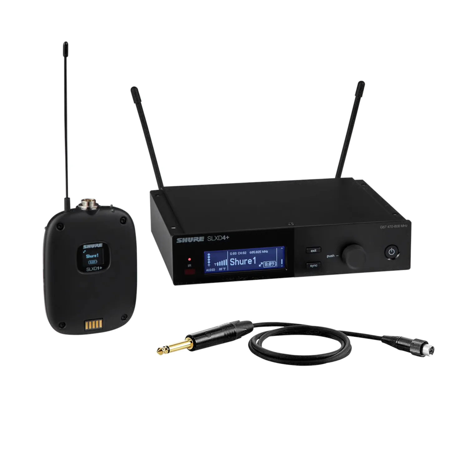 Shure SLXD14+ Digital Wireless Bodypack System