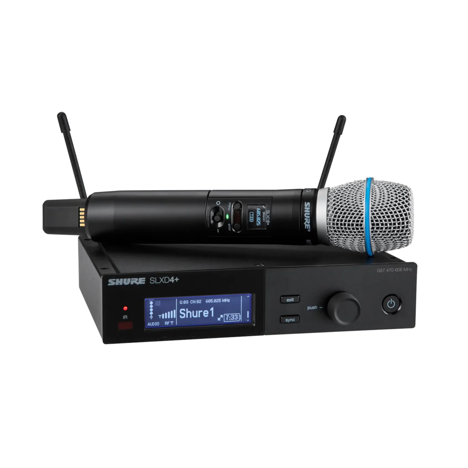 Shure SLXD24+/B87A Digital Wireless Beta 87A System