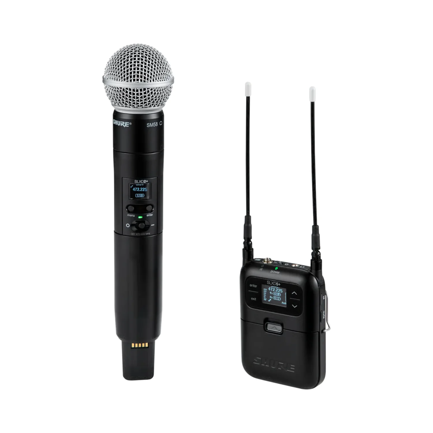 Shure SLXD25+/58 Portable Digital Wireless SM58 System