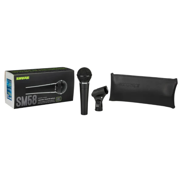Shure SM58 Dynamic Vocal Microphone - Black Edition - Image 2