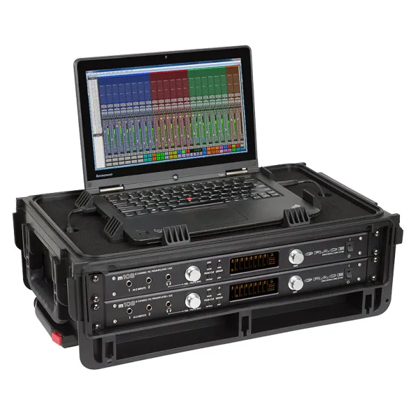 SKB Injection Molded 2U Studio Flyer Rack Case 1SKB-iSF2U - Image 6