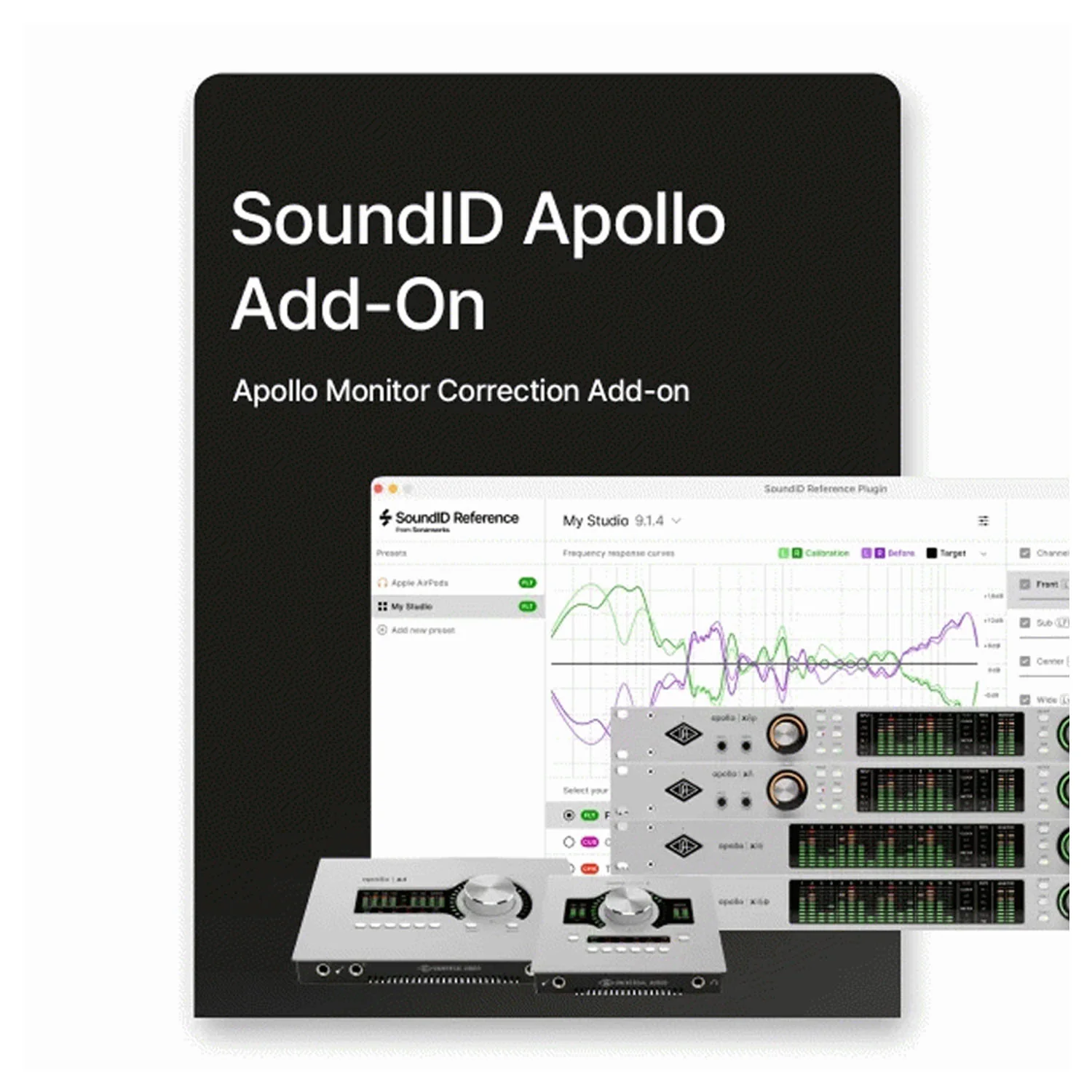 SonarWorks SoundID Reference Speakers & Headphones with Microphone + Apollo Add-on - Image 6