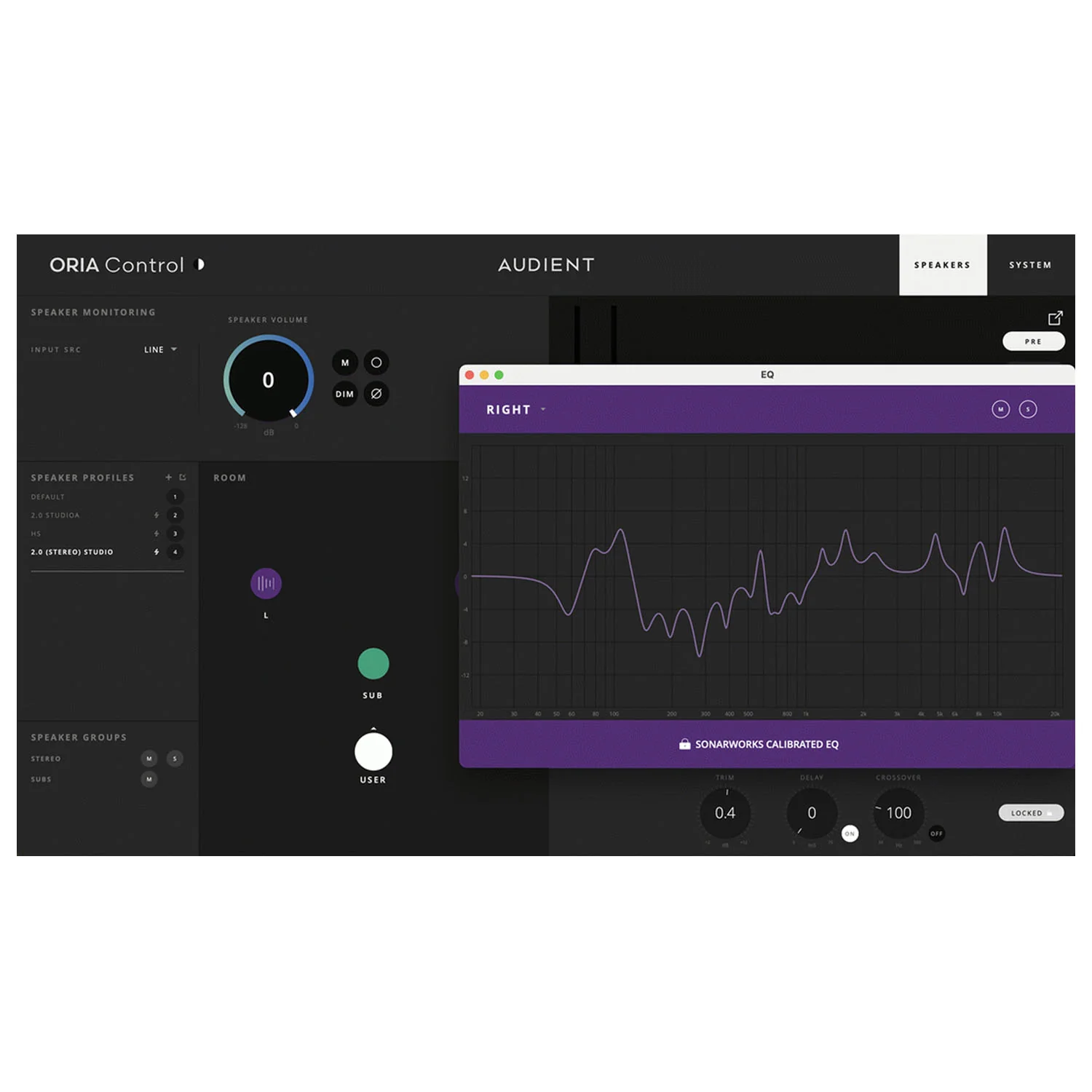 SonarWorks Speakers & Headphones with Oria Mini Add-on