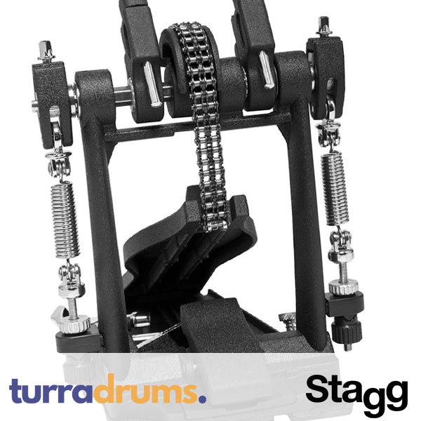 Stagg Chain Drive Double Bass Drum Pedal (PPD-52) - Image 5
