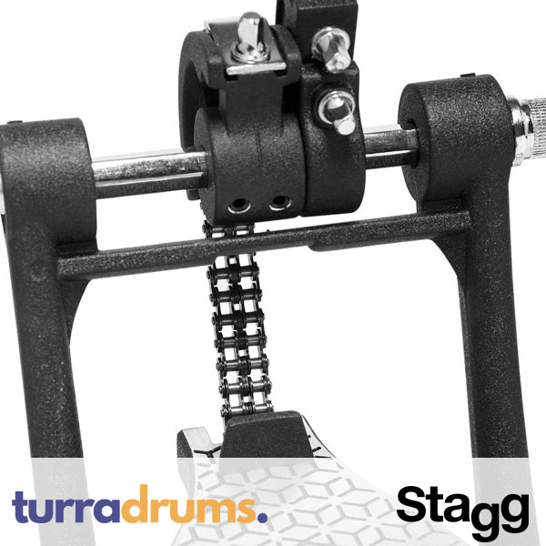 Stagg Chain Drive Double Bass Drum Pedal (PPD-52) - Image 6