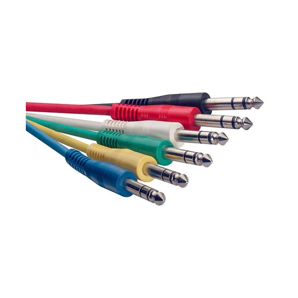 Stagg Stereo Patch Cable (60cm) 6pk SPC060S E - Image 2