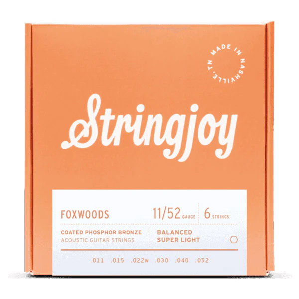 Stringjoy Foxwoods Coated Phosphor Bronze Acoustic Guitar Strings - Image 2