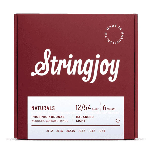 Stringjoy Naturals Phosphor Bronze Acoustic Guitar Strings - Image 2