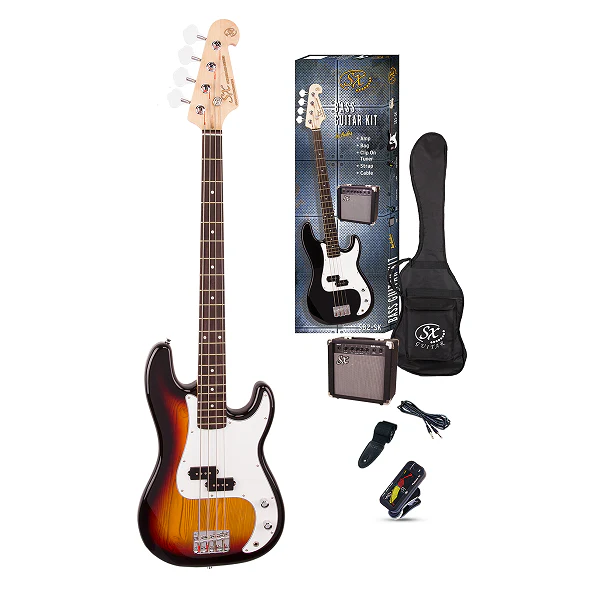 SX 3/4 Bass Guitar Pack including SX Amp
