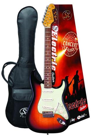 SX VES34 3/4 Electric Guitar - Image 3
