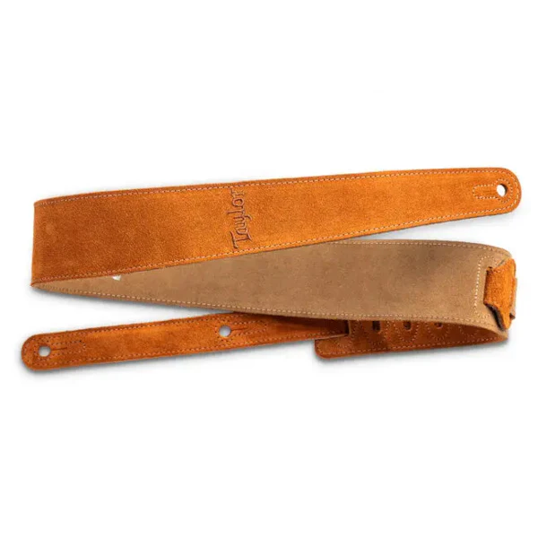 Taylor 2.5" Embroidered Suede Guitar Strap - Image 2