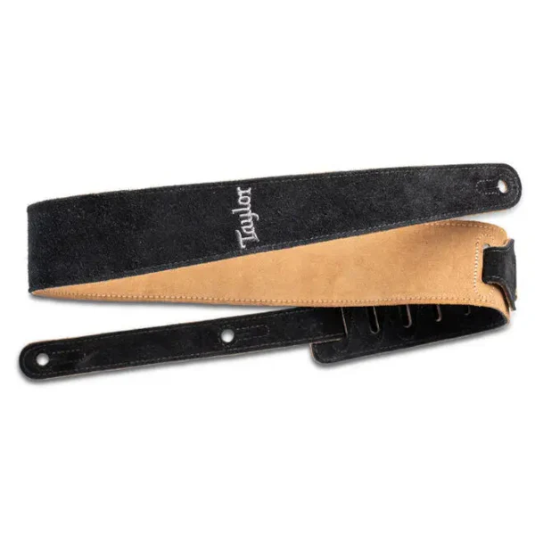 Taylor 2.5" Embroidered Suede Guitar Strap - Image 3
