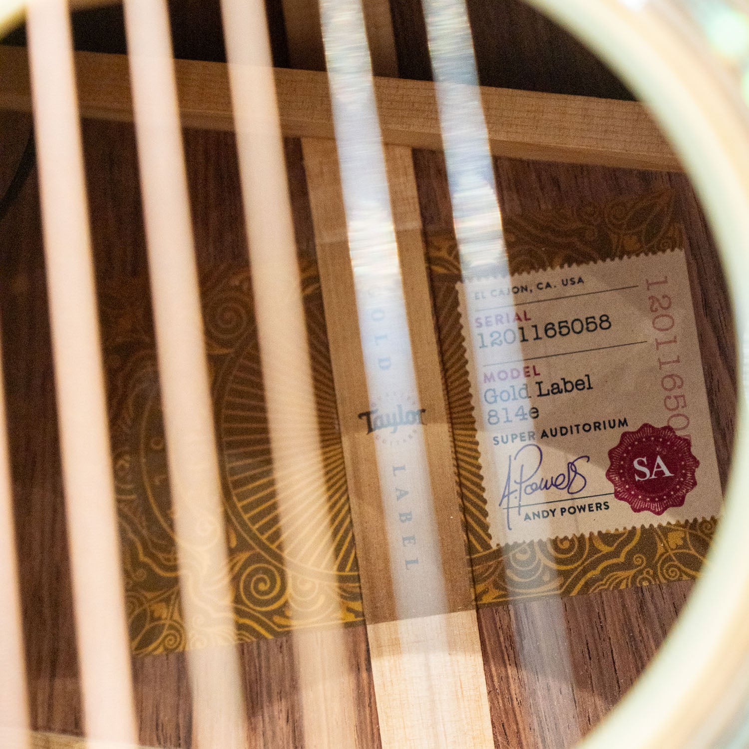 Taylor Gold Label 814e (Pre-Owned) - Image 11