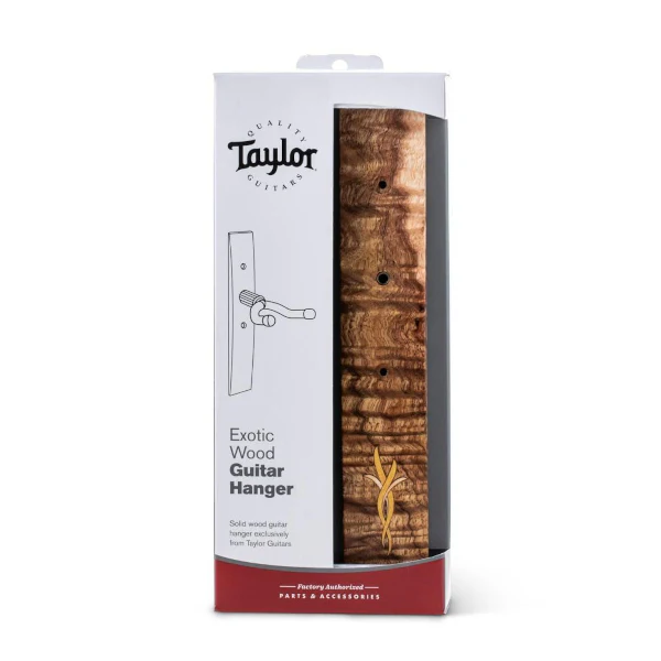 Taylor Guitar Hanger - Koa (Bouquet Inlay) - Image 2