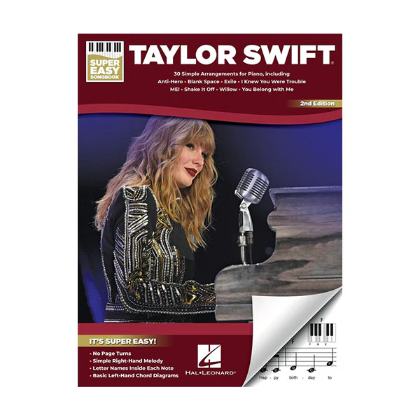 Taylor Swift Super Easy Songbook 2nd Edition
