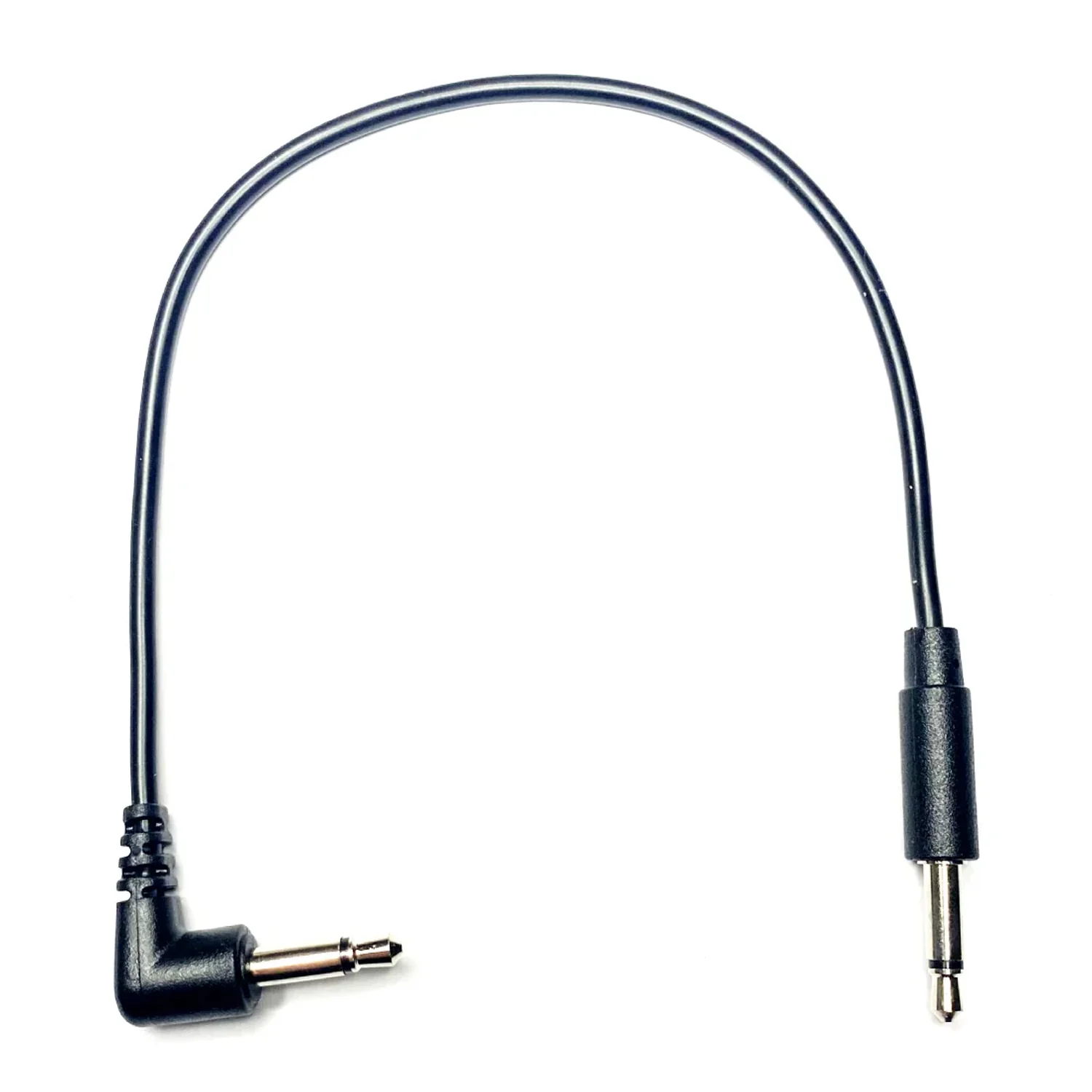 Tendrils Right Angled to Straight Eurorack Cables 20cm (Black) 6pk
