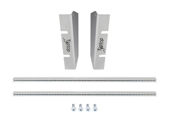 Tiptop Z-Ears + Z-Rails Kit - 84HP SILVER