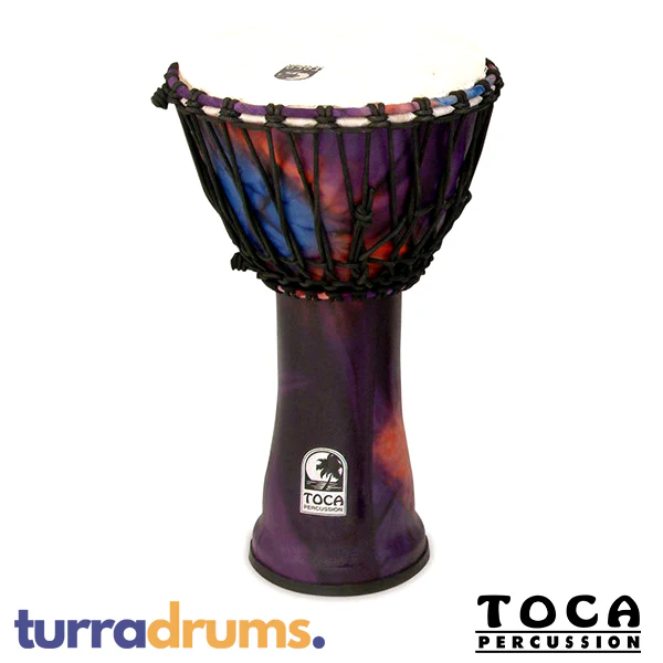 Toca Freestyle II Series 10" Rope-Tuned Synthetic Djembe - Image 2