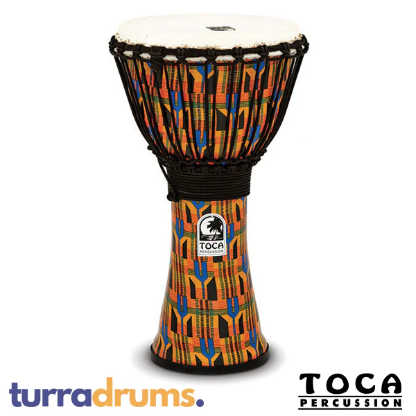 Toca Freestyle II Series 10" Rope-Tuned Synthetic Djembe - Image 4