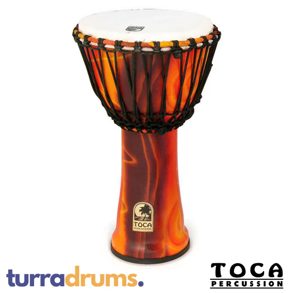 Toca Freestyle II Series 10" Rope-Tuned Synthetic Djembe - Image 5
