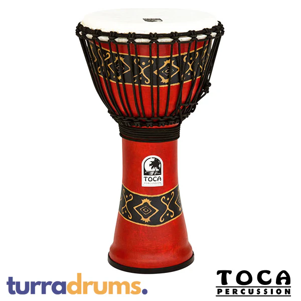 Toca Freestyle II Series 10" Rope-Tuned Synthetic Djembe - Image 6