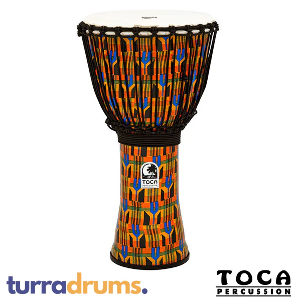 Toca Freestyle II Series 12" Rope-Tuned Synthetic Djembe - Image 3