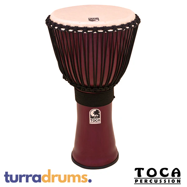 Toca Freestyle II Series 12" Rope-Tuned Synthetic Djembe - Image 4