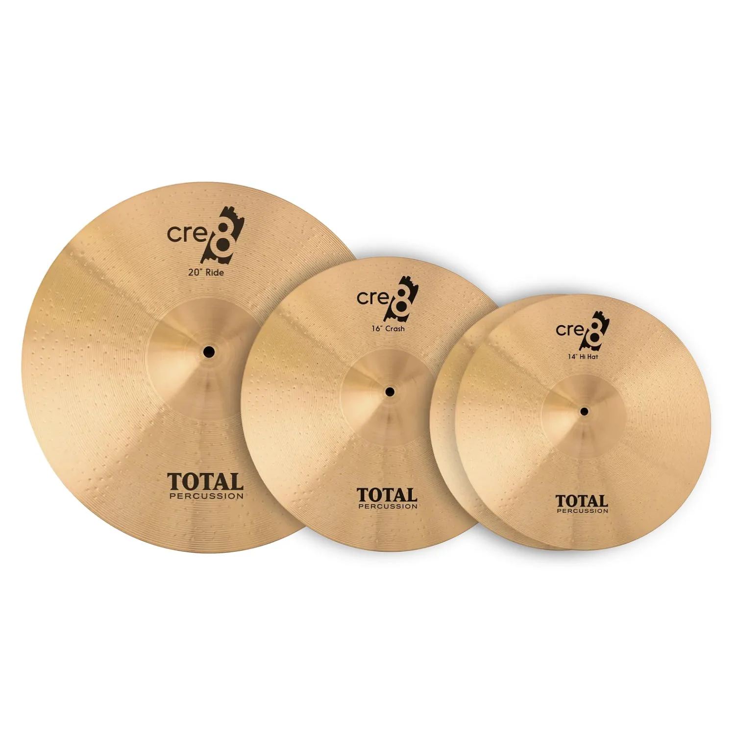 Total Percussion Cre8 Cymbal Pack - TCR50 - Image 2
