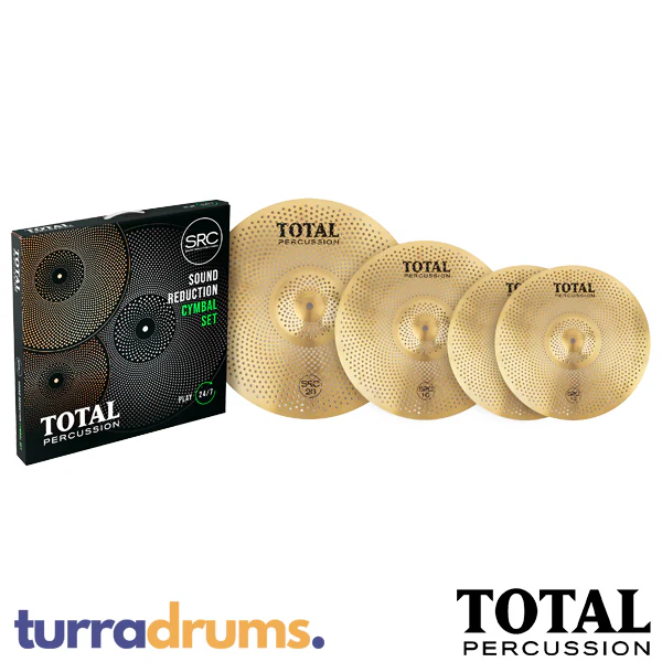 Total Percussion Low Volume Cymbal Pack 14/16/20 - Gold (SRC33GD)