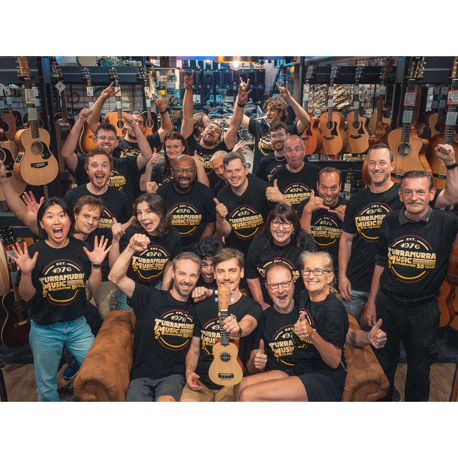 Turramurra Music 50th Anniversary T-Shirt - Image 3