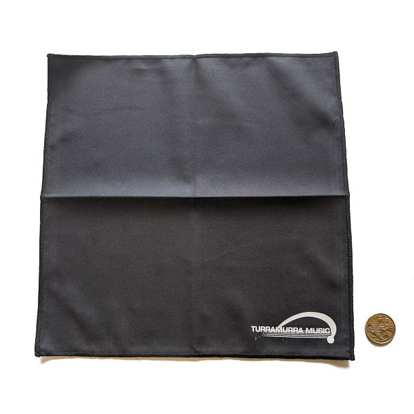 Turramurra Music Microfibre Polishing Cloth - Black - Image 3