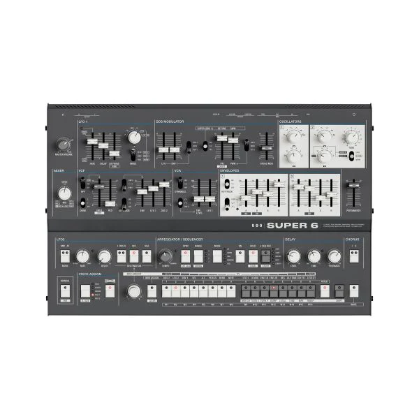 UDO Super 6 Desktop Synthesizer (Dark)