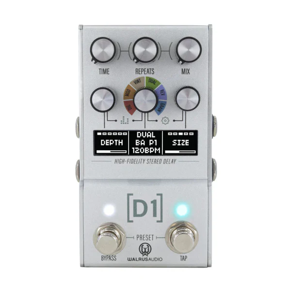 Walrus Audio MAKO Series D1 MKII High-Fidelity Stereo Delay