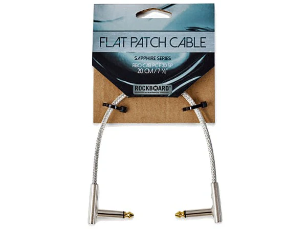 Warwick RockBoard Flat Patch Cable Sapphire Series 20cm - Image 2