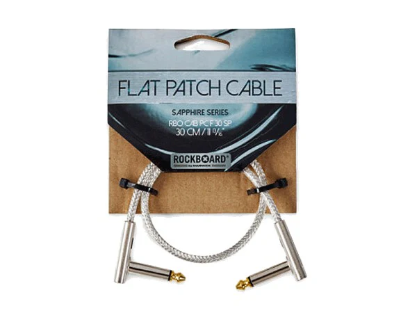 Warwick RockBoard Flat Patch Cable Sapphire Series 30cm - Image 2