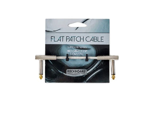 Warwick RockBoard Flat Patch Cable Sapphire Series 5cm - Image 2
