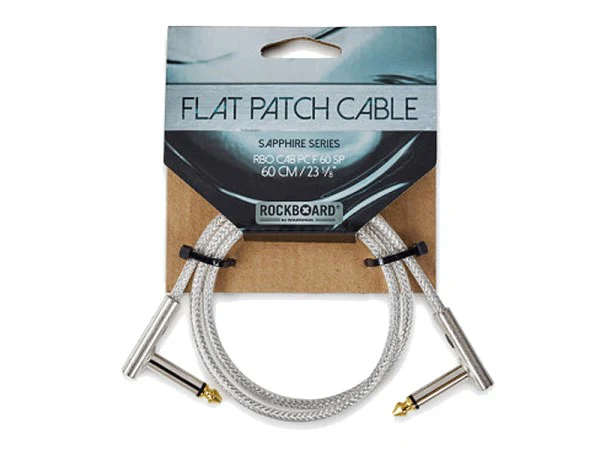 Warwick RockBoard Flat Patch Cable Sapphire Series 60cm - Image 2