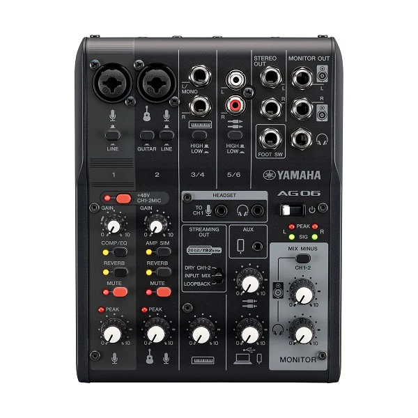 Yamaha AG06MK2 - Black