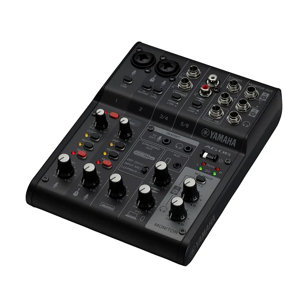 Yamaha AG06MK2 - Black - Image 2