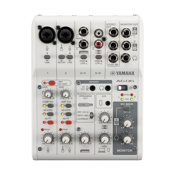 Yamaha AG06MK2 - White