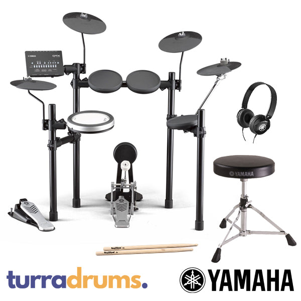 Yamaha DTX482K PLUS Electronic Drum Kit with Silicone (TCS) Snare Pad