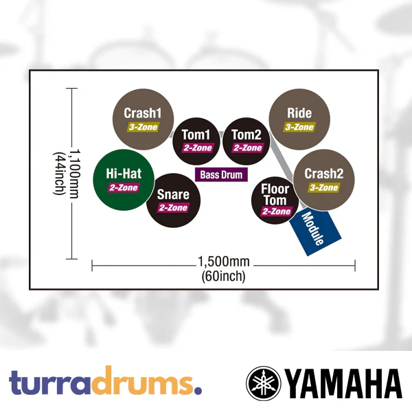 Yamaha DTX8K-X Electronic Drum Kit with TCS Heads - Real Wood - Image 27